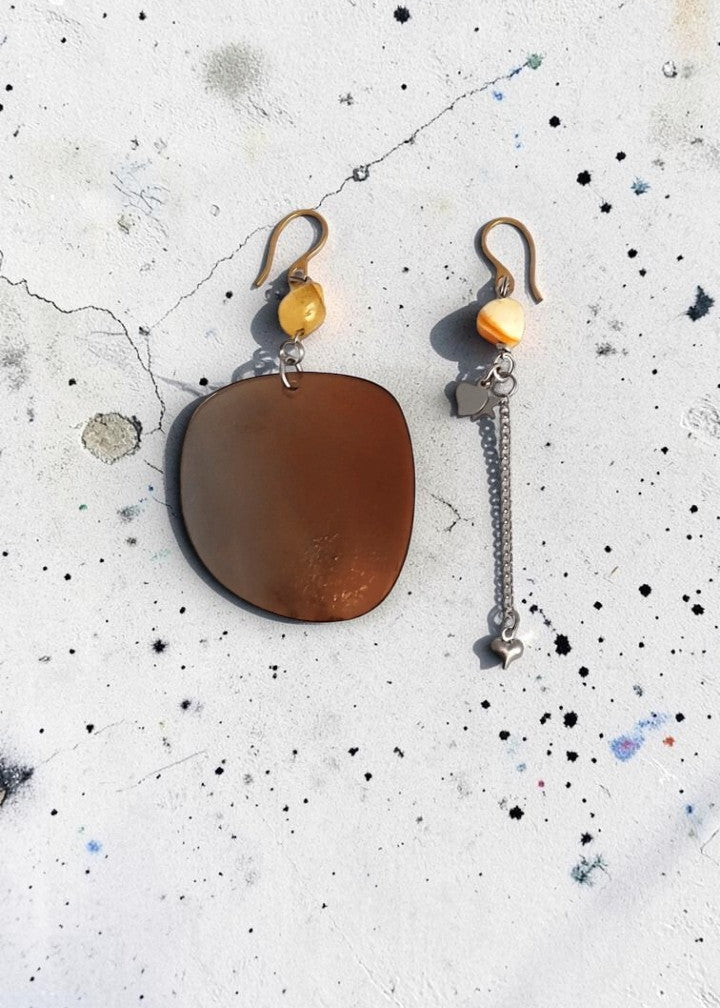 BOUCLES ILONA - VERRE DE SOLEIL RECYCLÉ
