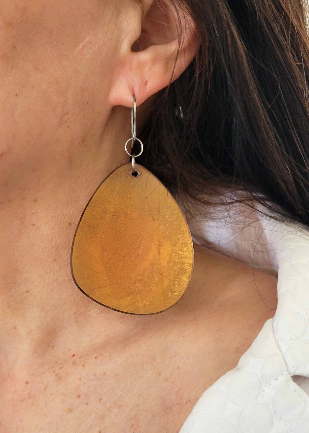 BOUCLES JETSET DORÉE - PRODUIT DE QUÉBEC