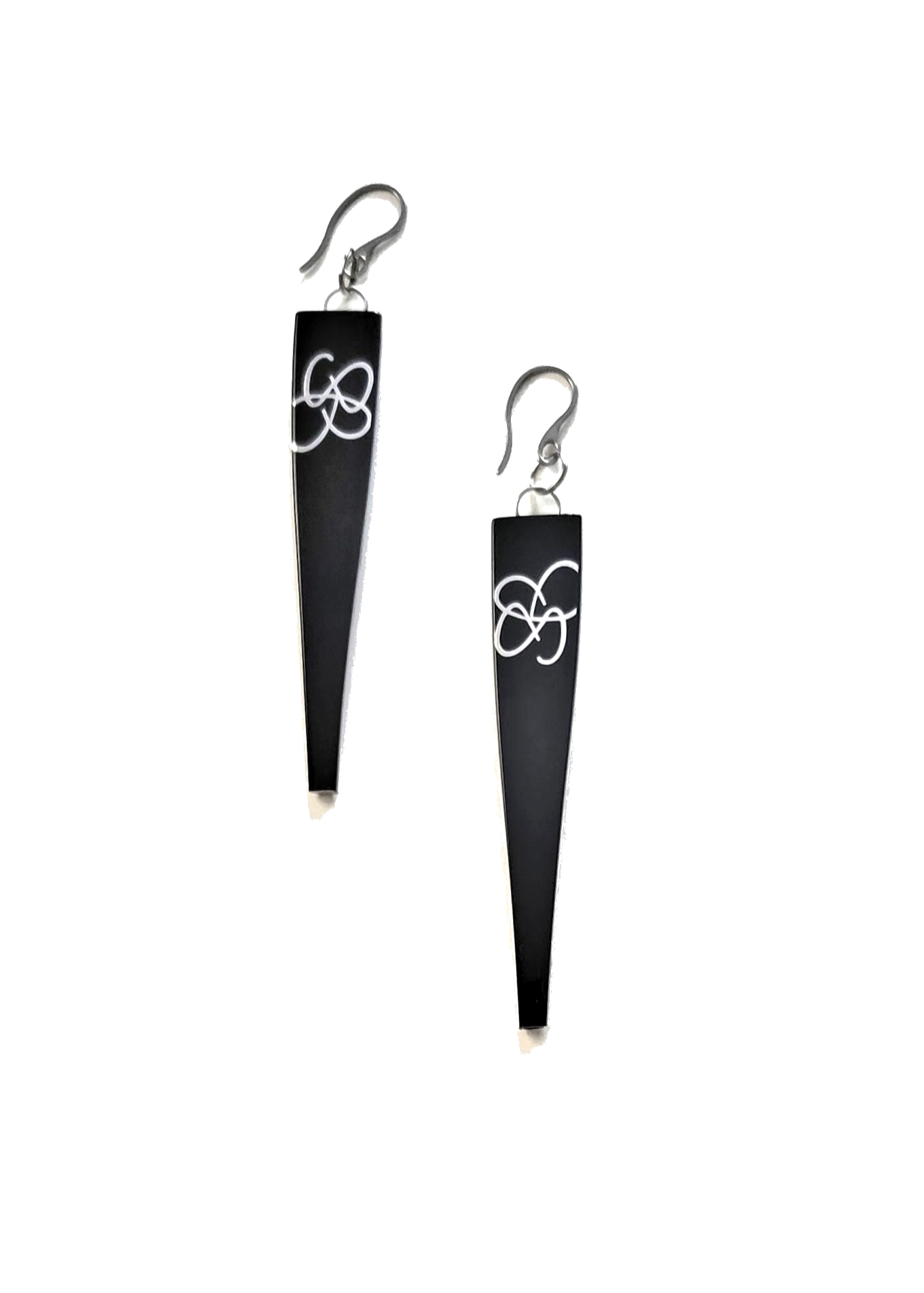 Jumeau-deux tons| boucles d'oreilles