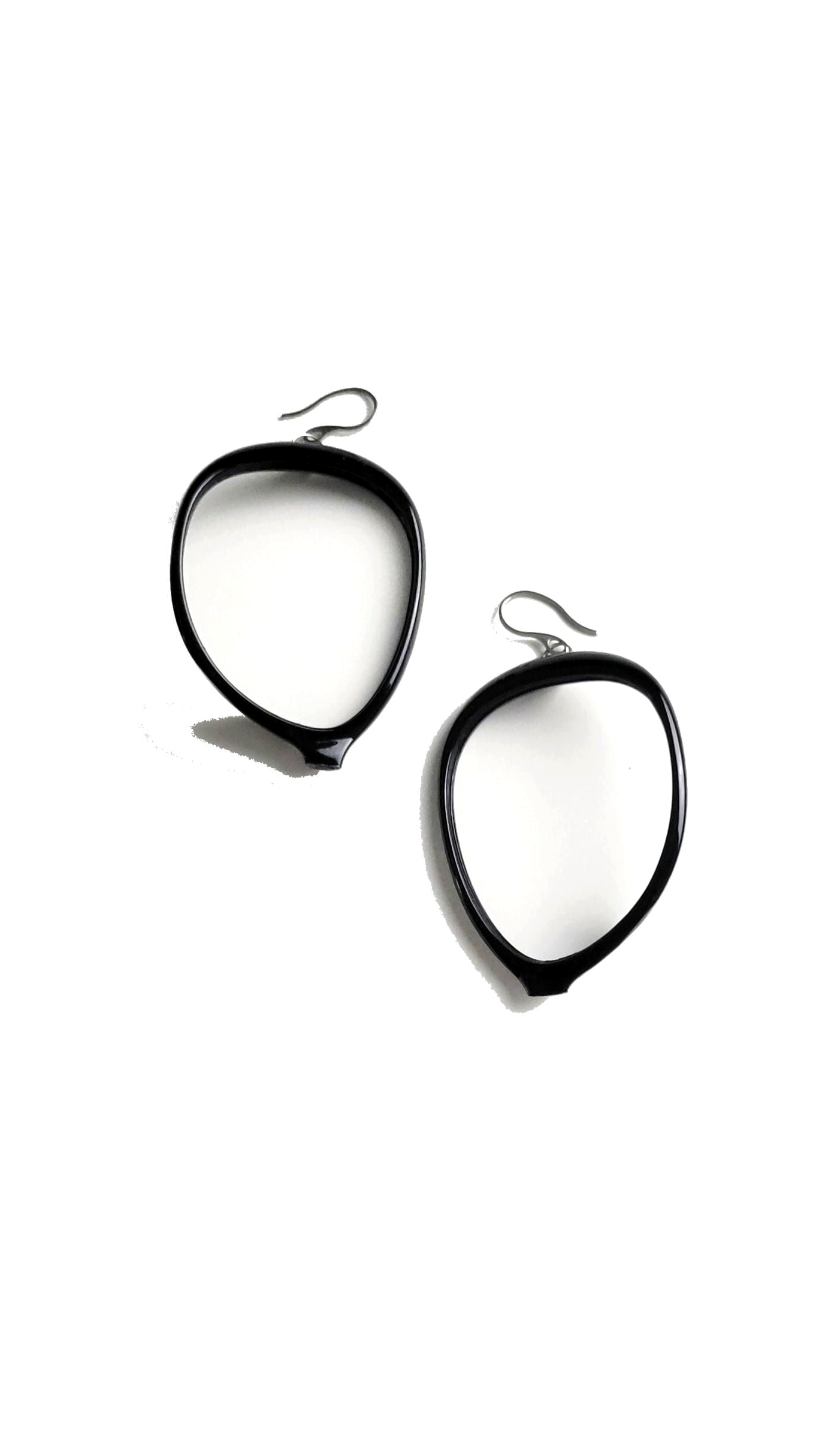 Frame- ébène | boucles d'oreilles