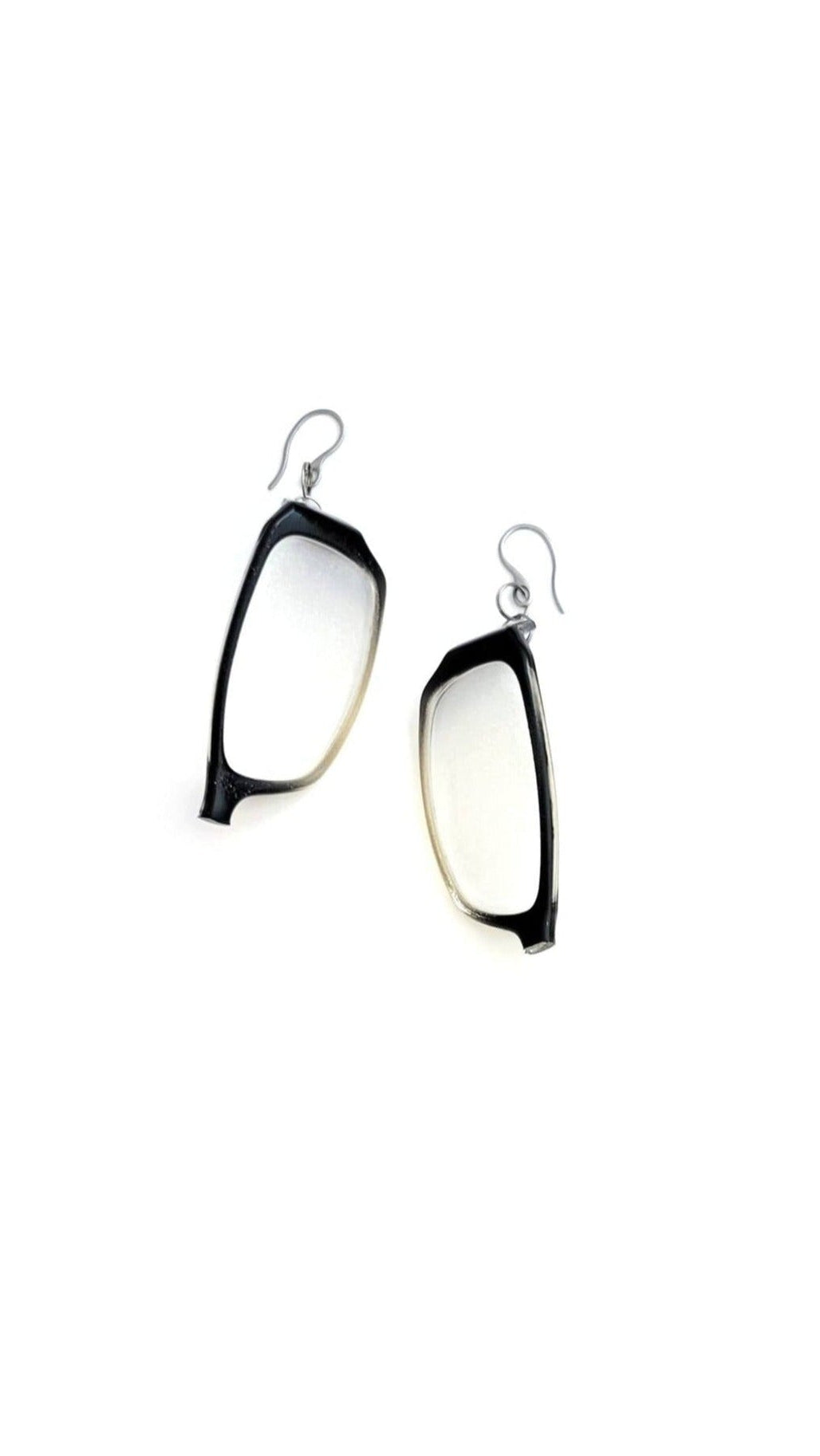 Hublots-deux tons | boucles d'oreilles