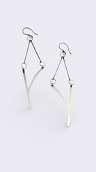 BOUCLES UPSILON ARGENT