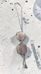 COLLIER POINT DE VUE - LUNETTES MÉTALLISÉES UPCYCLÉES