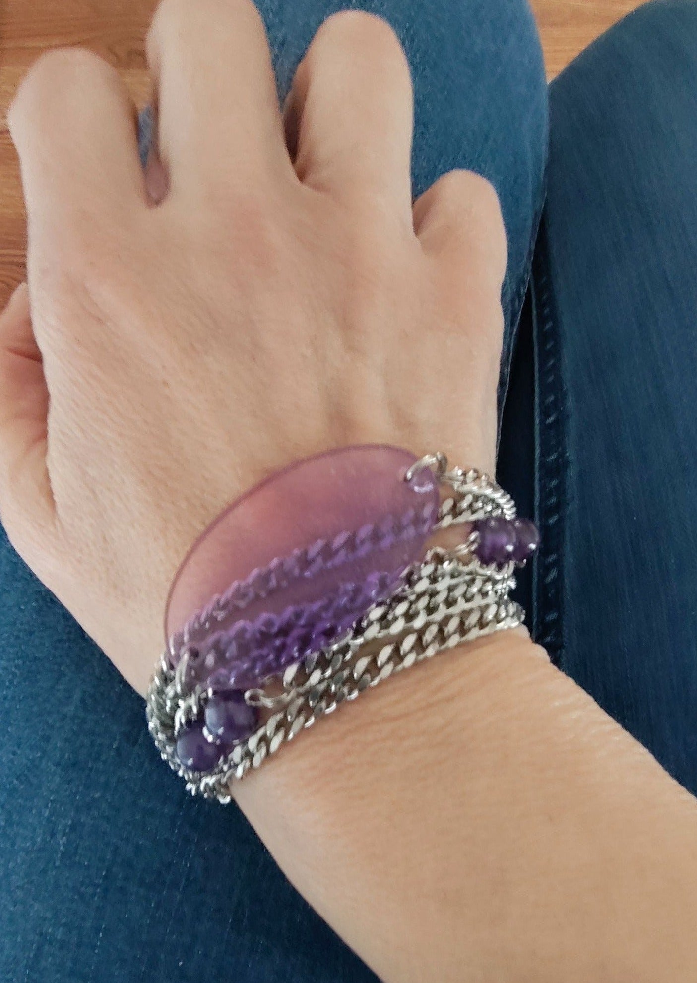 Métamorphose violet | bracelet