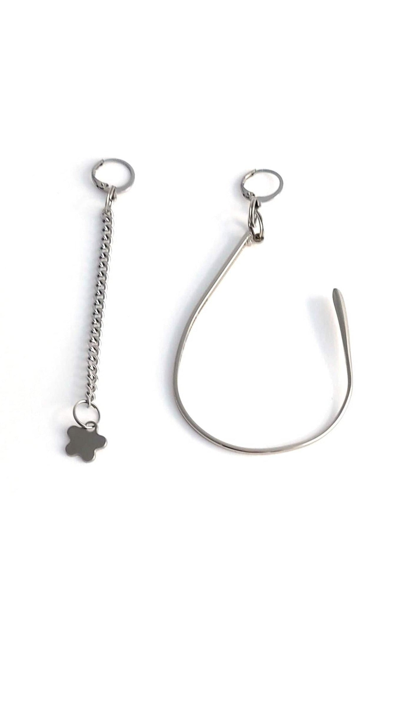 Svetlana-argent | boucles d'oreilles